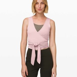 Lululemon wrap crop top